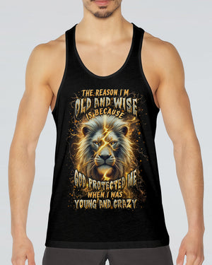The Reason I’m Old And Wise Lion Men's All Over Print Shirt - Yhln2612253