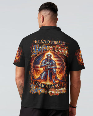 He Who Kneels Before God Warrior Men's All Over Print Shirt - Yhln2806241