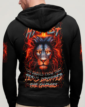 Jesus Dropped The Charges Lion Men's All Over Print Shirt - Yhln2907251