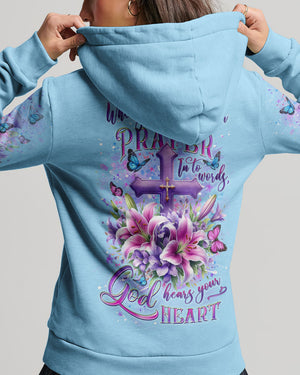 God Hears Your Heart Women's All Over Print Shirt - Yhlt1907244