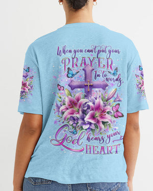 God Hears Your Heart Women's All Over Print Shirt - Yhlt1907244