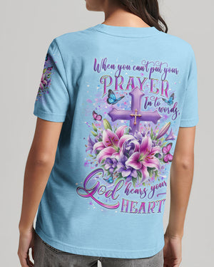 God Hears Your Heart Women's All Over Print Shirt - Yhlt1907244