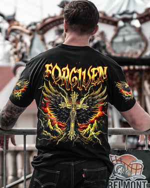 Forgiven Cross Wings Men's All Over Print Shirt - Tlnz1703253