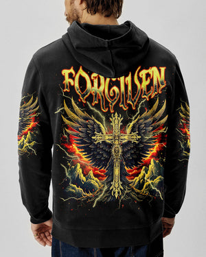 Forgiven Cross Wings Men's All Over Print Shirt - Tlnz1703253