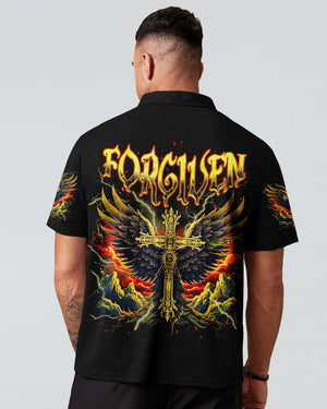 Forgiven Cross Wings Men's All Over Print Shirt - Tlnz1703253