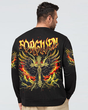Forgiven Cross Wings Men's All Over Print Shirt - Tlnz1703253