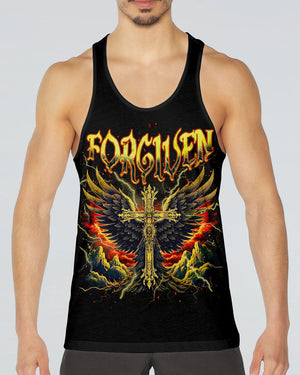 Forgiven Cross Wings Men's All Over Print Shirt - Tlnz1703253
