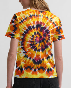 Fall For Jesus Cross Pumpkin Faith Shirt Women's All Over Print - RI2207262