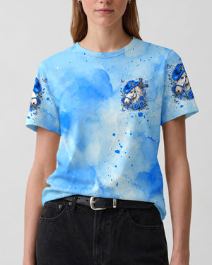 This Girl Runs On Jesus And Horses Women's All Over Print Shirt - Tlhg0307263
