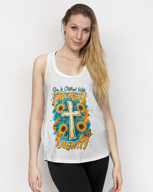 She Is Clothed With Strength Women's All Over Print Shirt - Tlhg1007263