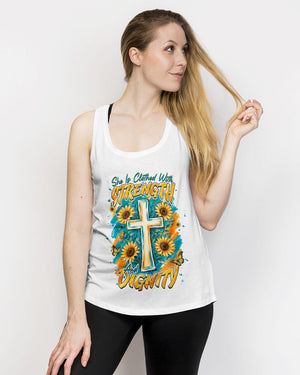 She Is Clothed With Strength Women's All Over Print Shirt - Tlhg1007263