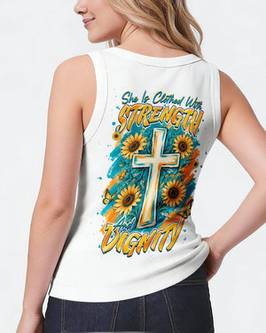 She Is Clothed With Strength Women's All Over Print Shirt - Tlhg1007263