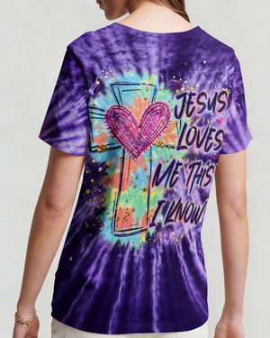 Jesus Loves Me This I Know Women's All Over Print Shirt - Tlhg1704263
