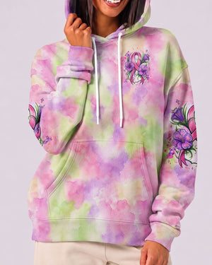 Courage Strength Faith Breast Cancer Awareness Women's All Over Print - Tlhg2407262