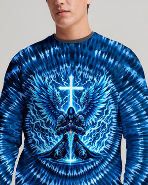 Warrior With Wings Swirl Men's All Over Print Shirt - Tlhn0903263