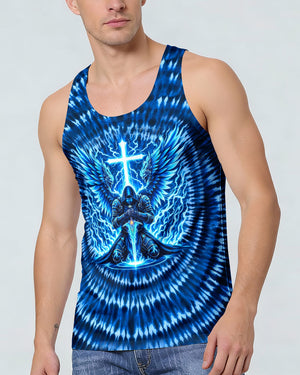 Warrior With Wings Swirl Men's All Over Print Shirt - Tlhn0903263