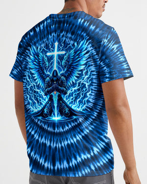 Warrior With Wings Swirl Men's All Over Print Shirt - Tlhn0903263