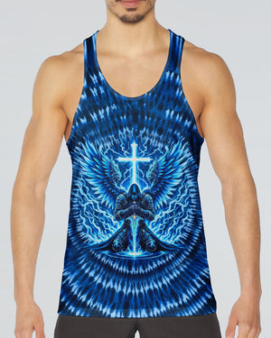 Warrior With Wings Swirl Men's All Over Print Shirt - Tlhn0903263