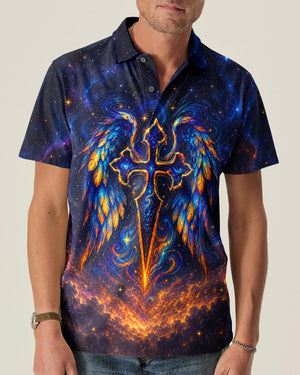 I Can Do All Things Through Christ Cross Wings Men's All Over Print - Tlhn2105263