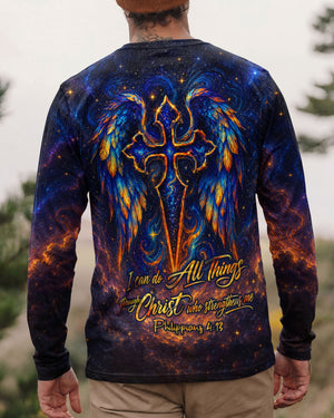 I Can Do All Things Through Christ Cross Wings Men's All Over Print - Tlhn2105263