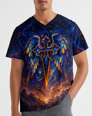I Can Do All Things Through Christ Cross Wings Men's All Over Print - Tlhn2105263