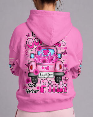 In October We Wear Pink Breast Cancer Awareness Women's All Over Print Shirt - Tlhn2407262