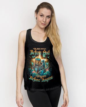 She Who Kneels Before God Lion Warrior Women's All Over Print Shirt - Tlno0102244