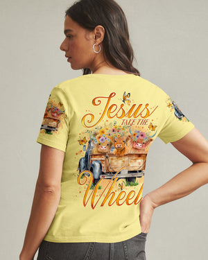 Jesus Take The Wheel Women's All Over Print Shirt - Tlno0108243