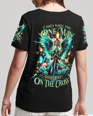 I Only Kneel For One Man Warrior Women's All Over Print Shirt - Tlno0205244