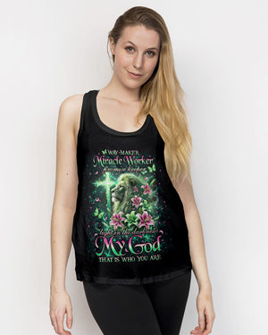 Way Maker Lion Cross Women's All Over Print Shirt - Tlno0307242