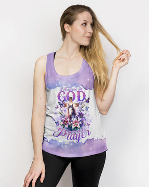 I Believe In God Cross Horse Lilies Women's All Over Print Shirt - Tlno0512233