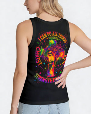 I Can Do All Things Through Christ Neon Jesus Cross Women's All Over Print - Tlno0605262