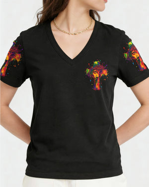 I Can Do All Things Through Christ Neon Jesus Cross Women's All Over Print - Tlno0605262