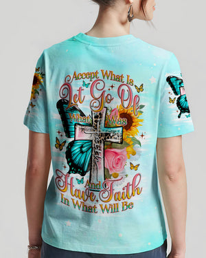 Accept What Is Let Go Of What Was Women's All Over Print Shirt - Tlno0905244