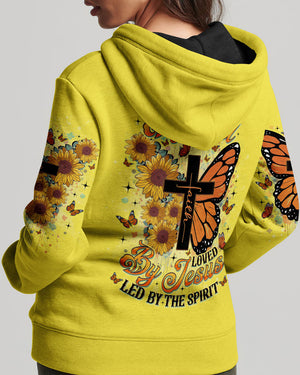 Blessed By God Loved By Jesus Butterflies Women's All Over Print Shirt - Tlno0909251