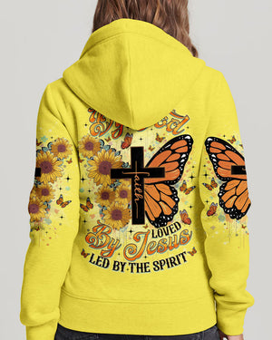 Blessed By God Loved By Jesus Butterflies Women's All Over Print Shirt - Tlno0909251