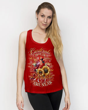 Cardinals Appear When Angels Are Near Women's All Over Print Shirt - Tlno0910251