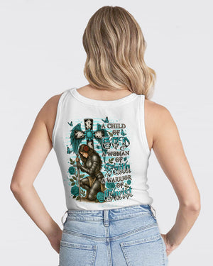 A Child Of God A Woman Of Faith Warrior Women's All Over Print Shirt - Tlno1109251