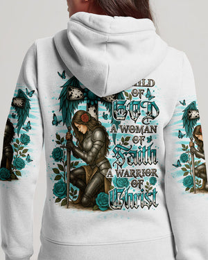 A Child Of God A Woman Of Faith Warrior Women's All Over Print Shirt - Tlno1109251