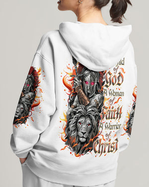 A Child Of God A Woman Of Faith Warrior Lion Women's All Over Print Shirt - Tlno1112244