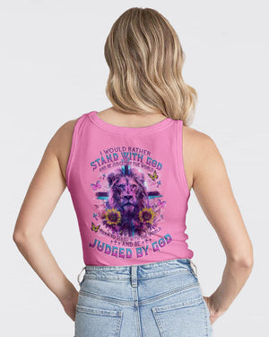 I Would Rather Stand With God Lion Women's All Over Print Shirt - Tlno1304244