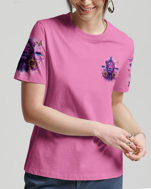 I Would Rather Stand With God Lion Women's All Over Print Shirt - Tlno1304244