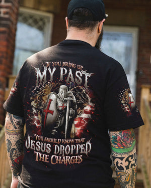 Jesus Dropped The Charges Lion Men's All Over Print Shirt - Tlno2205243