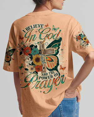 I Believe In God Butterfly Women's All Over Print Shirt - Tlno2211243