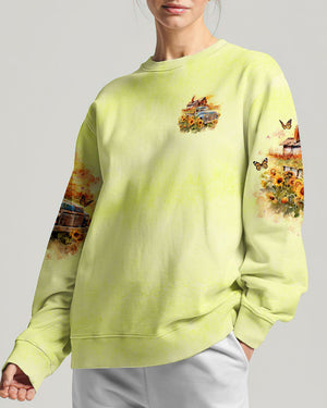 Jesus Take The Wheel Farm Truck Women's All Over Print Shirt - Tlno2504245