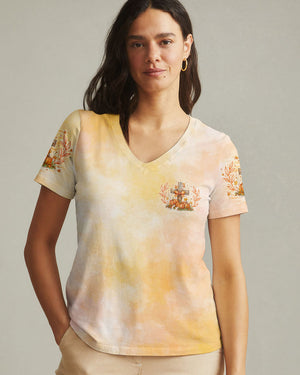 Fall For Jesus He Never Leaves Women's All Over Print Shirt - Tlno2507241