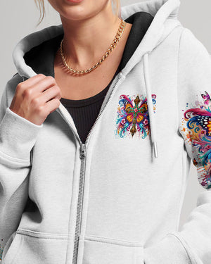 I Can Do All Things Cross Butterfly Women's All Over Print Shirt - Tlno2509243