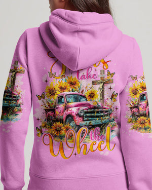 Jesus Take The Wheel Women's All Over Print Shirt - Tlno2702242