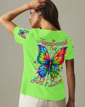 Transformed By God's Love Women's All Over Print Shirt - Tlno2810251
