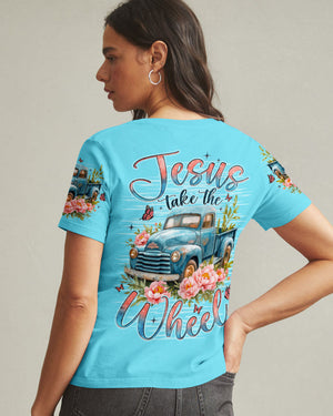 Jesus Take The Wheel Truck Women's All Over Print Shirt - Tlno2811252